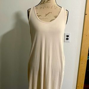 H & M Beige Midi dress Size L